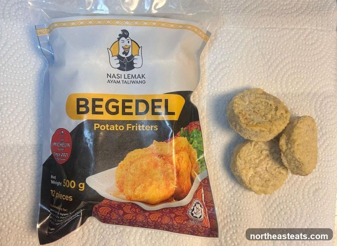 Begedel Potato Fritters Packaging