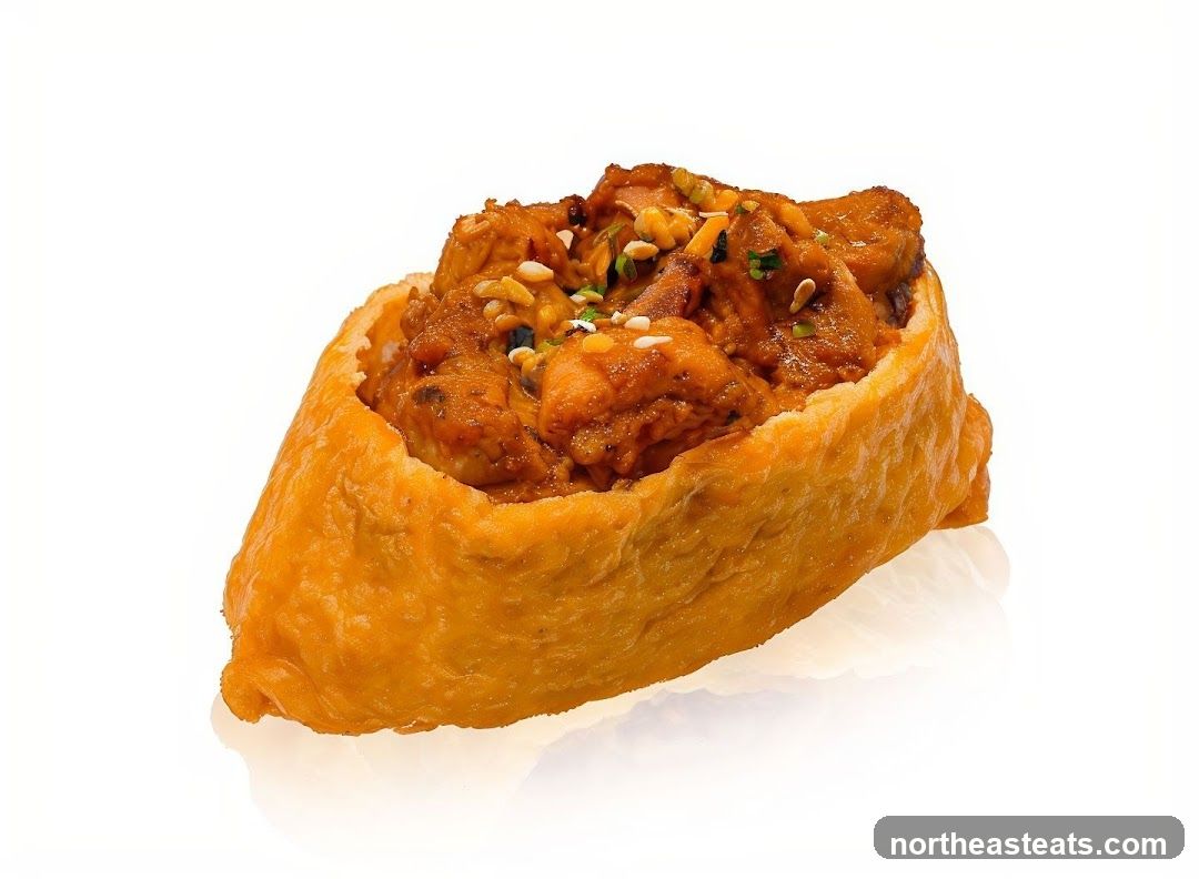 Inari Sushi with Chicken Filling