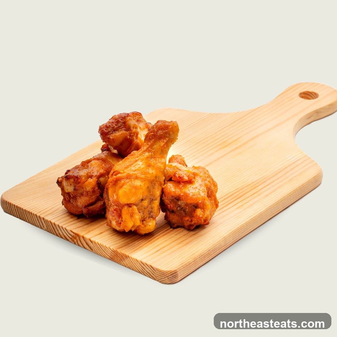 Chicken Drumsticks on Cutting Board
