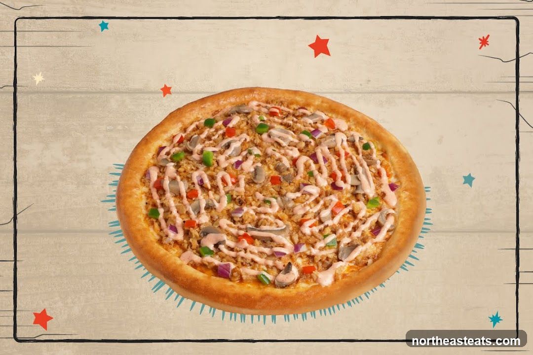 Pizza with toppings