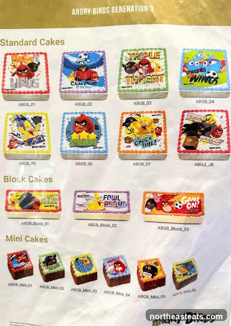 Angry Birds Generation 3 Cakes