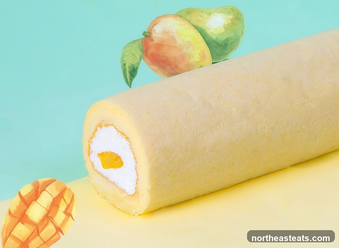 Mango Swiss Roll