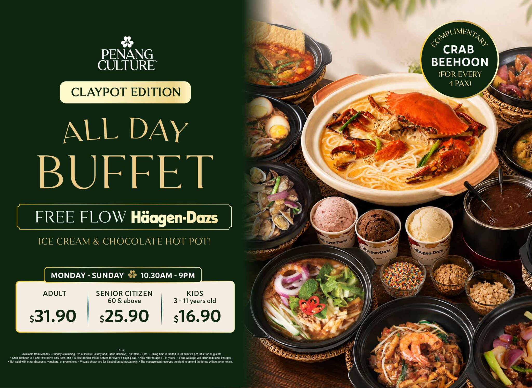 Penang Culture all-day buffet promotion at Compass One Sengkang