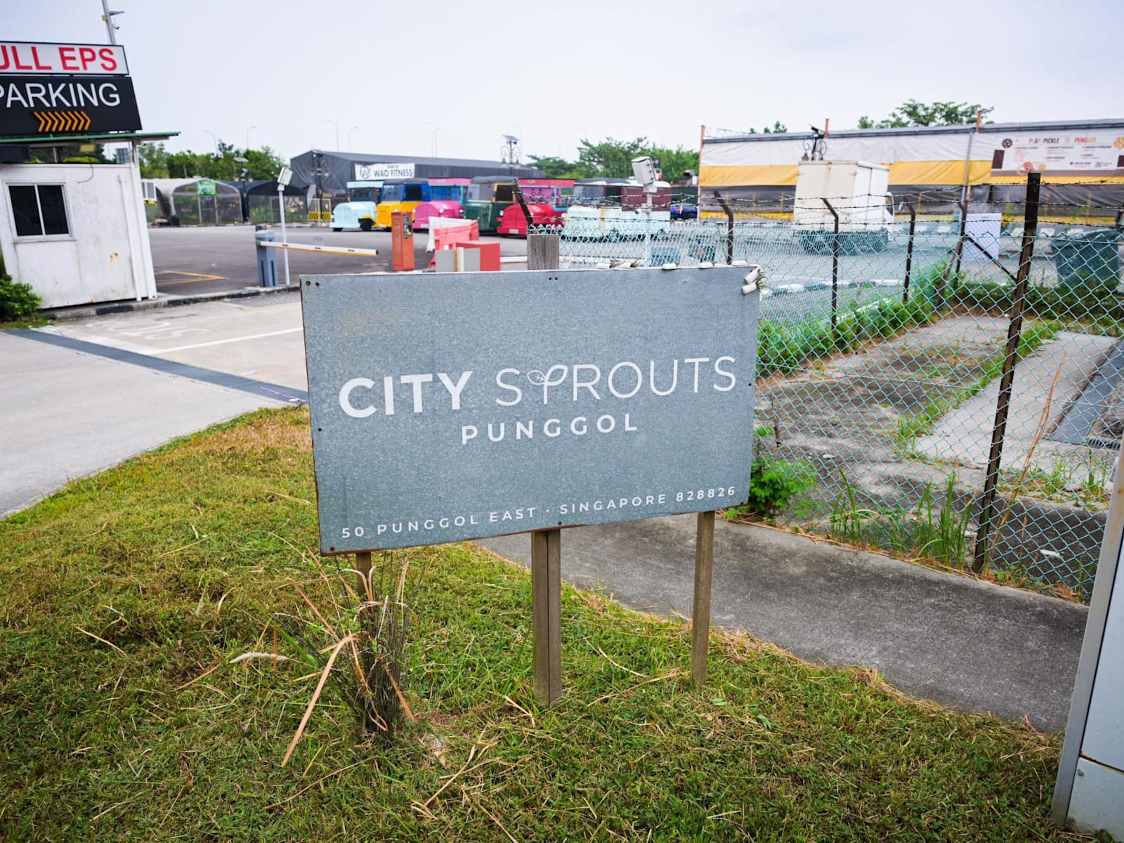 City Sprouts greenhouse farms at Punggol East Container Park