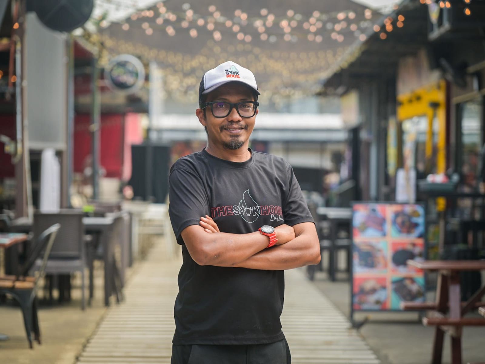 Isrudy Shaik of The Smok Hous Barbecue at Punggol East Container Park