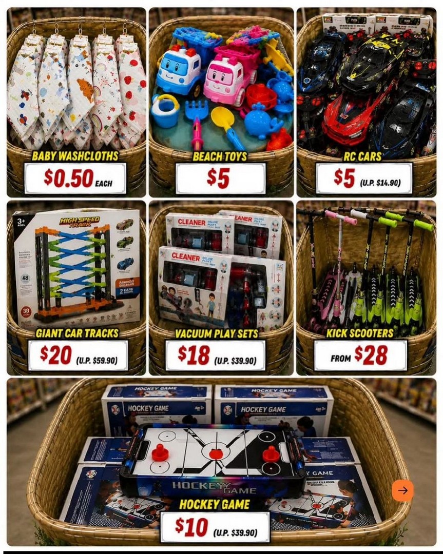$1 Giant Toy Fair Takes Over Anchorvale Village This Week